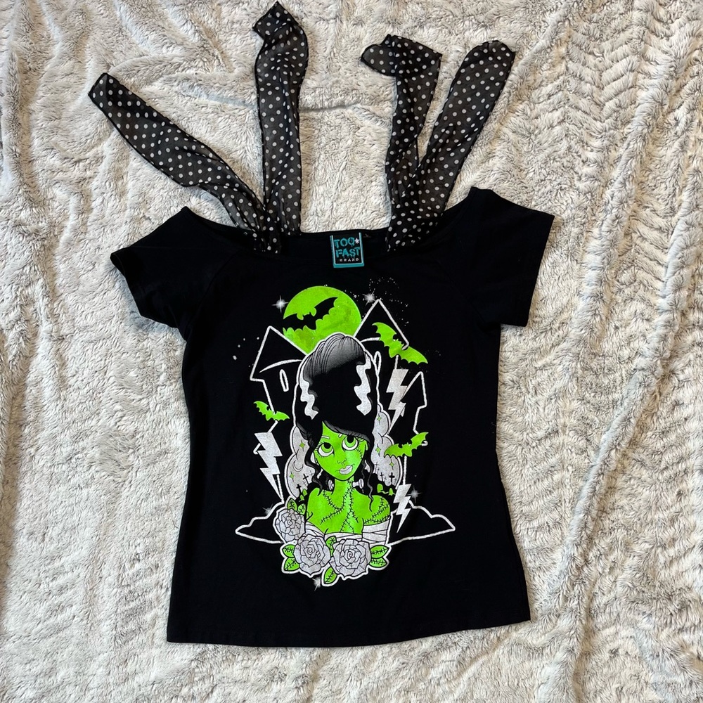 Too Fast Bride of Frankenstein Top